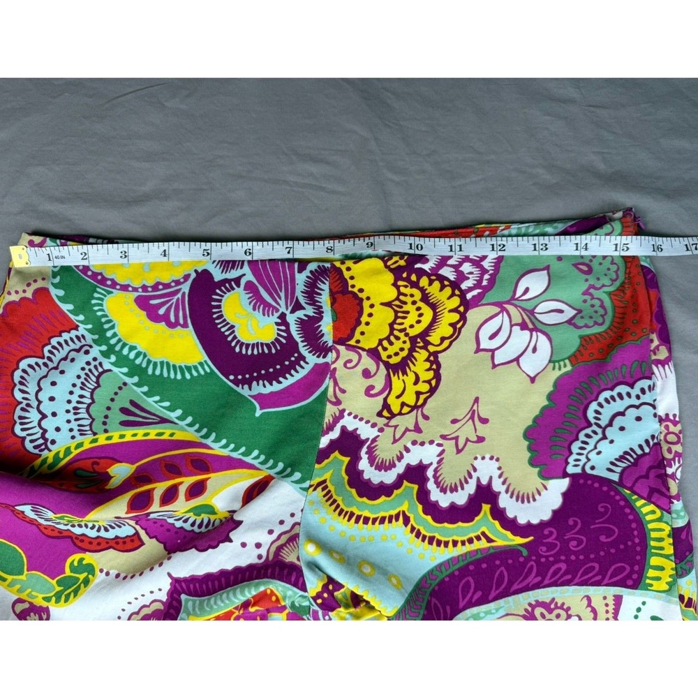 FARM Rio Scarf Print Palazzo Pants Viscose Side Zip Tailored Floral - Picture 5 of 7